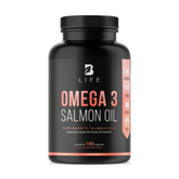 Omega 3 Salmón Oil | Omega 3 Aceite Puro de Salmón 180 Caps | 1000 mg