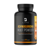 Ashwagandha Root Powder | Raiz de Ashwagandha 200 Caps | 500 mg