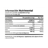 Citrate Mag | Citrato de Magnesio 240 Capsulas | 800 mg