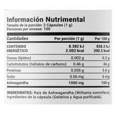 Ashwagandha Root Powder | Raiz de Ashwagandha 200 Caps | 500 mg