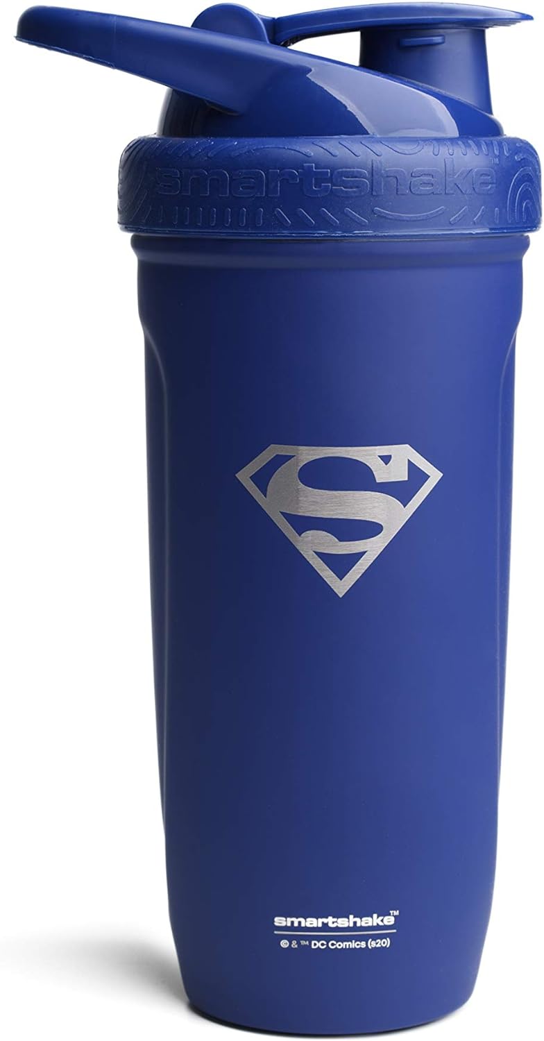 Smartshake Reforce Acero Inoxidable 900ml DC Supermann