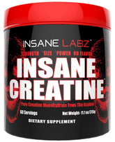 Creatine monohydratada 300g 60 serv. - InsaneLabz