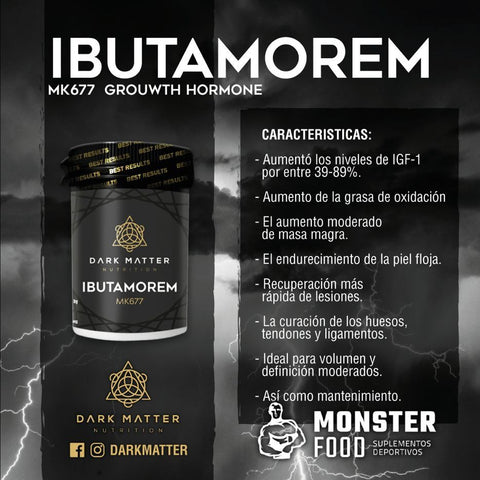 IBUTAMOREM MK-677 GROWTH HORMONE 60 TABLETAS