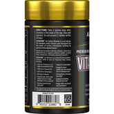 Lateral de frasco VITAFORM DE para mujeres ALLMAX con 60 tabletas