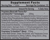 HI-TECH-PHARMA-LIPODRENE-HARDCORE-90TABS-TABLA