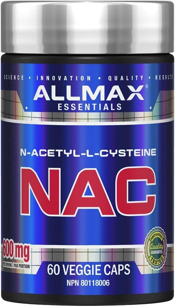 ALLMAX NAC (N-Acetyl Cysteine) 600 mg 60 ct