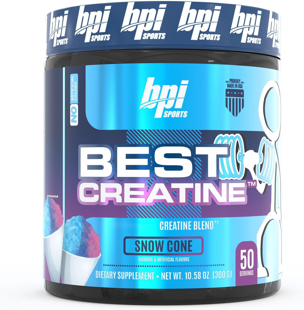 BEST CREATINA MONOHIDRATADA 300g 50 SERV