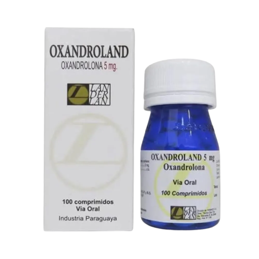 Oxandrolona 5mg 100 comprimidos