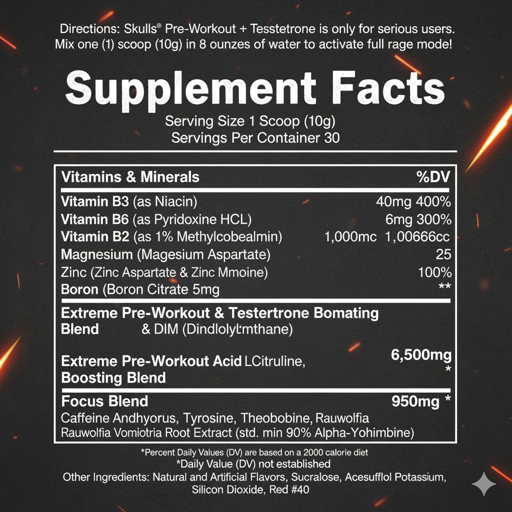 Skulls pre-workout Xtremew  300 g