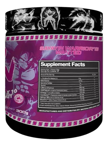 Kaioken Black Pre Workout - 30 servicios SaiyanLabs