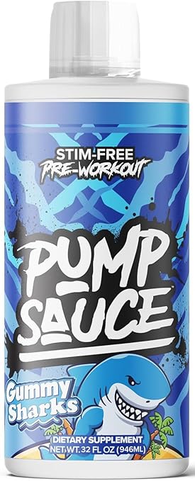 Pump Sauce Stim Free Pre-workout (sin estimulantes) 32 oz