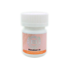 Frasco Best Labs Dianabest 25 con metandrostenolona 