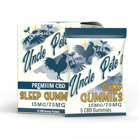 Premium Gummies Sleep Presentacion Box 60ct 12 packs con 5 gummies c/u 15 mg/75 mg "CADUCIDAD FEBRERO 22"