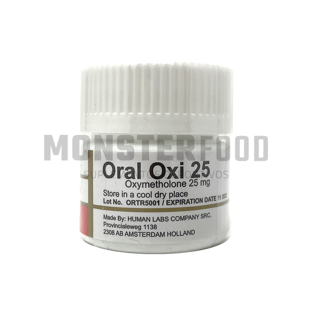 OXI 25 (Oxymetholone) 25mg x 60 Tabletas